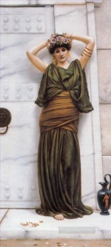 ジョン・ウィリアム・ゴッドワード Painting - イアンセ 1889年 新古典主義の女性 ジョン・ウィリアム・ゴッドワード